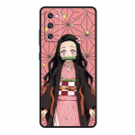 Dėklas Demon Slayer Nezuko Anime, skirtas Samsung S9 S10 S8 S22 Ultra 5G S20 FE 2022 S10e S7 S21 Plus mobiliajam telefonui Samsung S22 5G