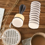 Mini ra&scaron;alo mai&scaron;ymo putos Kupolo formos putplasčio pagalvėlės Rankenos įrankiai Papildymo rinkinys tapybai atvaizduoti 1 handle 12 Sponges