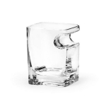 Verre &agrave; Whisky avec porte-cigare