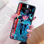 Vaporwave Glitch mergaitės vir&scaron;elis LG K92 K42 K22 K71 K61 K51S K41S K30 K20 2019 Q60 V60 V50 S V40 V30 G8 Juodas telefono dėklas LG G8 ThinQ