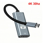 USB 3.1 Type-C su HDMI suderinamas adapteris 4K 60Hz 30Hz HDTV keitiklio laidas, skirtas MacBook Air iPad Samsung ne&scaron;iojamasis kompiuteris kompiuteris kompiuteris televizoriaus ekrano raktas 4K 30hz