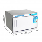 23L Didelės Talpos UV Kar&scaron;tų Rank&scaron;luosčių &Scaron;ildytuvas Spintelė Veido SPA Plaukų Grožio Salono Įranga Kar&scaron;tų Vonios Rank&scaron;luosčių Greitas &Scaron;ildytuvas juoda