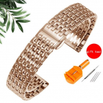 Itin plona nerūdijančio plieno laikrodžio apyrankė 13 18 20 22 mm metalinis dirželis, pakeistas L4.821 Seris vyri&scaron;ko ir moteri&scaron;ko mechaninio laikrodžio priedui