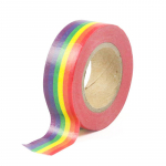 10M / Roll Rainbow Spalva lipni juosta nuotraukų albumo Scrapbooking dekoro klijai