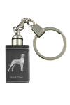 Great Dane - Crystal key ring with dog photo, illuminated key ring, unique gift by Art-Dog brand