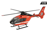 Model 1:43, Helikopter Straż EC-135, czerwony 1