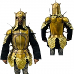 &bdquo;Brass Kings&ldquo; apsauginis &bdquo;Half Body Armor&ldquo; kostiumas viduramžių riterio pusiau kostiumas, nuostabus dovanų karaliaus vyro &scaron;arvų kostiumas