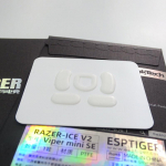 Originalus Esptiger Esports Tiger Ice V2 pelės pačiūžos skirtas Razer Viper Mini Se Signature Edition Minise pelių pėdų slydimo lipdukas