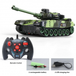 Naujas 9 kanalų RC tankų karinis mū&scaron;is JAV M1 Leopard 2 nuotolinio valdymo žaislinis automobilis, taktinis modelis, elektroniniai žaislai berniukams, vaikams