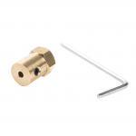 3 mm / 4 mm / 5 mm / 6 mm / 7 mm / 8 mm lanksti variklio veleno movos jungtis &bdquo;pasidaryk pats&ldquo; dalims 5mm