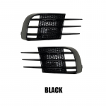 Volkswagen VW Priedai Golf 6 MK6 GTI GTD 2008 2009 2010 2011 2012 Priekinio buferio grotelės Rūko žibintų rėmo dangtelis juoda