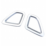 Jeep Cherokee KL 2014 2015 2016 2017 2018 2019 2020 2024 ABS plastikiniai automobilio prietaisų skydelio oro ventiliacijos angos rėmo apdailos dangtelio lipdukai sidabras