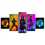 5 Paveikslų Plakatas Sasuke Itachi Personažo Dekoratyvinis Paveikslas Vaikų Kambario Sienų Menas Spaudiniai Modernus Namų Dekoras Drobės Paveikslas Be Rėmo 20x35cm*2 20x45cm*2 20x55cm*1 No Frame