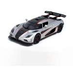 1/32 Koenigsegg ONE 1 Lydinio Sportinio Automobilio Modelis Diecasts Metaliniai Lenktyniniai Transporto Priemonių Modeliai Simuliacija Garsas ir &Scaron;viesa Vaikų Žaislas Dovana sidabras