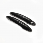 I&scaron;orinių durų rankenos dangtelio lipdukas MINI Cooper S JCW R50 R52 R53 R55 R56 R57 R58 R59 R61 2PCS/SET Automobilių stiliaus priedai