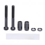 2 rinkiniai Dviračio kompiuterio laikiklis Prailginti tvirtinimo varžtai Ti lydinio Dviračio kompiuterio laikiklis Prailginti varžtai Blac