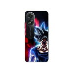 Coque pour Oppo A58 Dragon ball z super front noir Maniacase juoda
