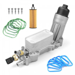 Aliuminio variklio alyvos filtro adapterio au&scaron;intuvo filtro korpusas tinka 11-16 Dodge Jeep Chrysler Ram3.6L 6Cyl 2011-2017 Chrysler 200