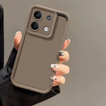 Kameros objektyvo apsaugos TPU dėklas, skirtas Motorola Moto G75 G85 G65 G55 G53 G35 G34 G54 G24 G84 G9 Play mink&scaron;tas silikoninis smūgiams atsparus dangtelis Moto G9 play ruda
