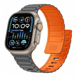 Prabangus Apple laikrodžio dirželis 49mm 45mm 46mm 44mm 40mm 42mm 41mm 38mm silikoninė magnetinė Correa apyrankė iWatch Series 10 9 8 7 SE Ultra 2 3 38mm 40mm 41mm