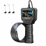 Pramoninė endoskopinė kamera 2,4 colio IPS ekranas HD1080P boreskopinė inspekcinė kamera automobilių vamzdžiams kanalizacijai 8 mm IP67 vandeniui atspari 8 LED 1m