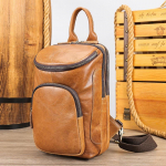 Natūralios Odos Vyri&scaron;ka Krūtinės Rankinė Premium Jausmo Crossbody Rankinė Vintažinė Didelės Talpos Vir&scaron;utinio Sluoksnio Karvės Odos Pečių Rankinė Krūtinės Rankinė