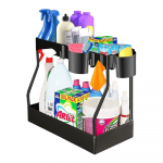 Po kriaukle montuojamas organizatorius 2 pakopų i&scaron;traukiamas kriauklės stovas daugiafunkcinės laikymo lentynos spintelė po kriaukle virtuvės organizatorius