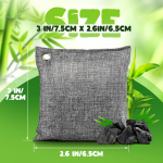 10 vnt. Natūralaus bambuko anglies mai&scaron;eliai Oro valymo aktyvuota anglis Kvapų sugėriklis Drėgmės kvapo &scaron;alinimo priemonė Kambariui Spintai Automobiliui 10pcs