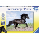 Puzzle 200 pi&egrave;ces XXL Etalon noir - Ravensburger - Paysage et nature - D&egrave;s 8 ans