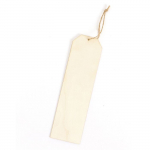 Marque-pages en bois &agrave; d&eacute;corer 19 x 5 cm