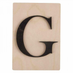 Objets d&eacute;coratifs - Non sp&eacute;cifi&eacute; - Lettres en bois d&eacute;co - 14,9 x 10,5 cm - Style contemporain - Int&eacute;rieur