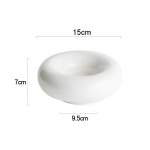 Kūrybingi balti keraminiai stalo reikmenys salotos desertinis dubuo Užkandžių lėk&scaron;tė Namų ūkio stalo dekoravimas torto lėk&scaron;tė Virtuvės reikmenys porcelianas