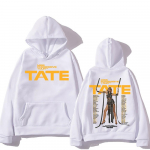 Tate McRae Miss Possessive Turo Džemperiai Vyrams Moterims Mada Megztiniai Ruduo Žiema Madingi Džemperiai Y2K Dvi Pusės Kasdienis Džemperis XL balta