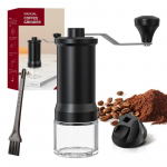 Rankiniai kavos malūnėliai Rankomis sukamoji kavos ma&scaron;ina Keraminis &scaron;erdis Kavos pupelių malūnėlis Ne&scaron;iojamas Espresso malūnėlis Tinka namams, kelionėms juoda