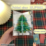 3D i&scaron;&scaron;okanti kalėdinė kortelė su muzika Laimingų Kalėdų sveikinimo kortelė Rankra&scaron;tinis palaiminimas Kvietimai Padėkos dovanos