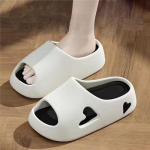 Madingos &scaron;lepetės, vasarinės, neslystančios, universalios kasdienės moteri&scaron;kos basutės Size 39-40EU/CN40-41 balta