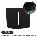 Skirta Tesla Model3 Model Y 2024 Priedai Centrinė konsolė Zom&scaron;a interjero dekoravimo lipdukai porankių dėžutės skydelis mėlyna