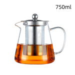 Arshen 750/950ml Filtruojamas Kar&scaron;čiui atsparaus Stiklo Arbatinukas Su 304 Nerūdijančio Plieno Filtru Galima Kaitinti Ant Ugnies Skaidraus Stiklo Arbatinukas