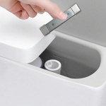 Magnetinis tualeto bako valiklis dezodorantas, metalinė medžiaga, be cheminių medžiagų, ilgalaikis kvapo &scaron;alintuvas vonios kambario valymo reikmenims 1pcs sidabras