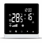 Modbus RTU485 Centrinis valdymo pultas LCD termostatas ventiliatoriaus gyvatuko oro kondicionieriui