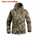 Neper&scaron;lampama lauko striukė &bdquo;SoftShell&ldquo; striukė medžioklei vėjo striukė slidinėjimo paltai žygiams nuo lietaus kempingo žvejybai taktiniai drabužiai vyrams ir moterims didelio dydžio XL kamufliažas
