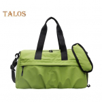 Mažas sportinis krep&scaron;ys sportui, sporto salės krep&scaron;ys su skyriumi batams ir &scaron;lapiems drabužiams, neper&scaron;lampamas rankinis kelioninis krep&scaron;ys moterims ir vyrams, savaitgalio i&scaron;vykai pilka