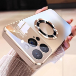 2025 Naujas Titano iPhone dėklas 16 15 14 Pro Max, Prabangus Matinis Magnetinis Dangtelis su Kameros Objektyvo Apsauga, Apsaugantis nuo Įbrėžimų Belaidis Įkrovimas Telefono Korpusas IPhone 16