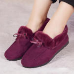 Moteri&scaron;ki žieminiai laisvalaikio batai Nauji mokasinai Mink&scaron;ti plok&scaron;ti Neslystantys Loafers Madingi Patogūs &Scaron;ilti pliu&scaron;iniai lankeliai ant moteri&scaron;kų medvilninių batų 39