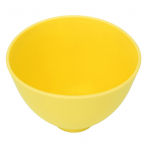 Silikoninis mai&scaron;ymo dubuo Daugkartinio naudojimo kar&scaron;čiui atsparus veido kaukės mai&scaron;ymo dubuo gipsui, tapybai, dažams 15 X geltona