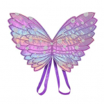 Gradientiniai drugelio sparnai vaikams mergaitėms fėjų princesės drugelio sparnai gimtadienio vestuvių karnavalinis kostiumas Helovino aksesuarai vakarėliams pasirodymams rožinė raudona spalva