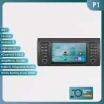 Hizpo 7 colių 2 DIN Android 13 Automobilio multimedijos grotuvas BMW X5 11 E53 E39 M5 1996-2003 Stereo GPS navigacija Garso Sistema I&scaron;manusis Carplay 4G Automobilio radijas P1 4Core 1G 32G