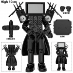 Didelio Dydžio Naujas Skibidi Tualeto Dėžutė Konstruktoriai Didelis Titanas Operatorius Kalbėtojas Mini Veiksmo Figūrėlės Žaislai