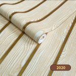45cm*10m Lipnūs PVC Vandeniui Atsparūs Nulupkite ir Priklijuokite 3D Dryžuoti Paneliai Medžio Tekstūros Tapetai Baldų Akcentinėms Sienoms ir Namų Renovacijos Dekorui 45cm*20m
