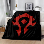 Žaidimas World of Warcraft Spausdintas Antklodė Vaikams &Scaron;ilta Flanelinė Mink&scaron;ta ir Patogi Antklodė Namams kelioninė antklodė gimtadienio dovana 40x50in